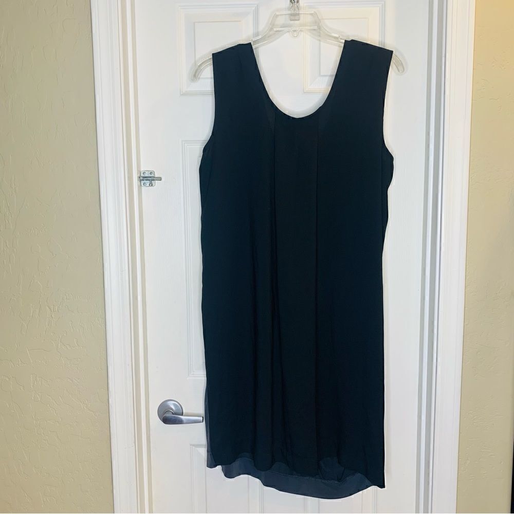 Rachel Rachel Roy Curvy Collection Black Dress Gray Back Size 1X